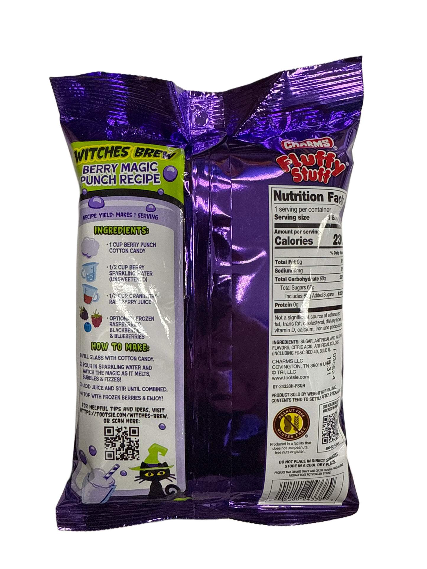 Charms Halloween Witches Brew Cotton Candy Berry Punch Flavour 60G - U.S Edition