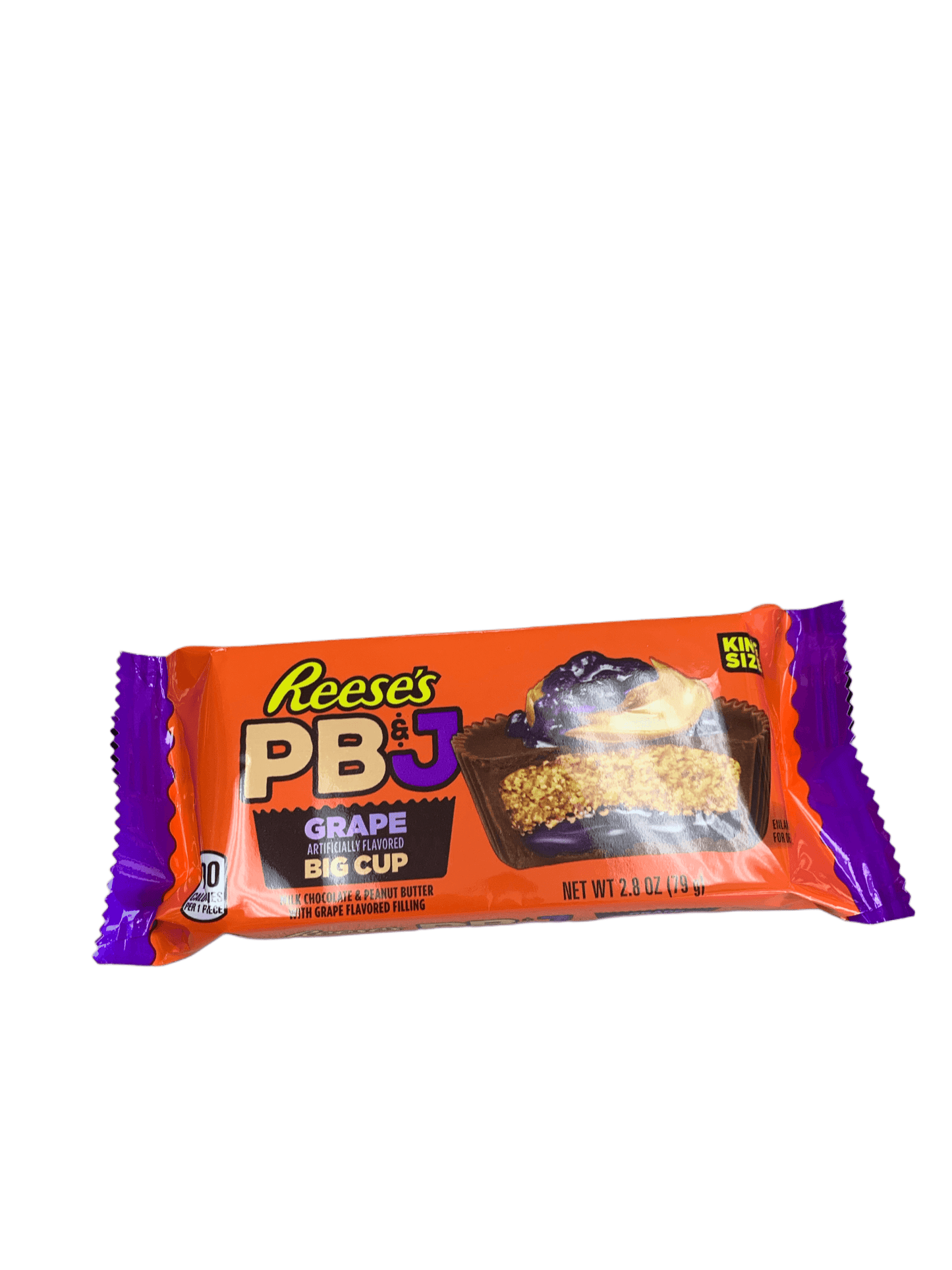 Reeses PB and J Grape Flavoured King Size Cup 79G - U.S Edition