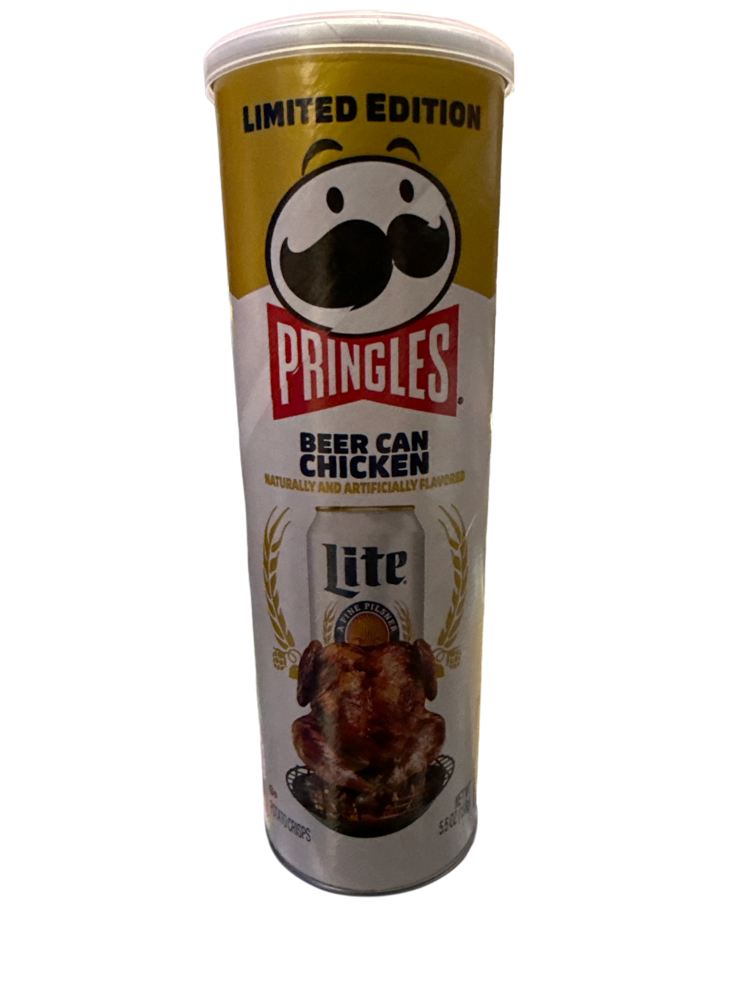 Pringles Limited Edition Beer Can Chicken Flavour 158g - U.S Edition