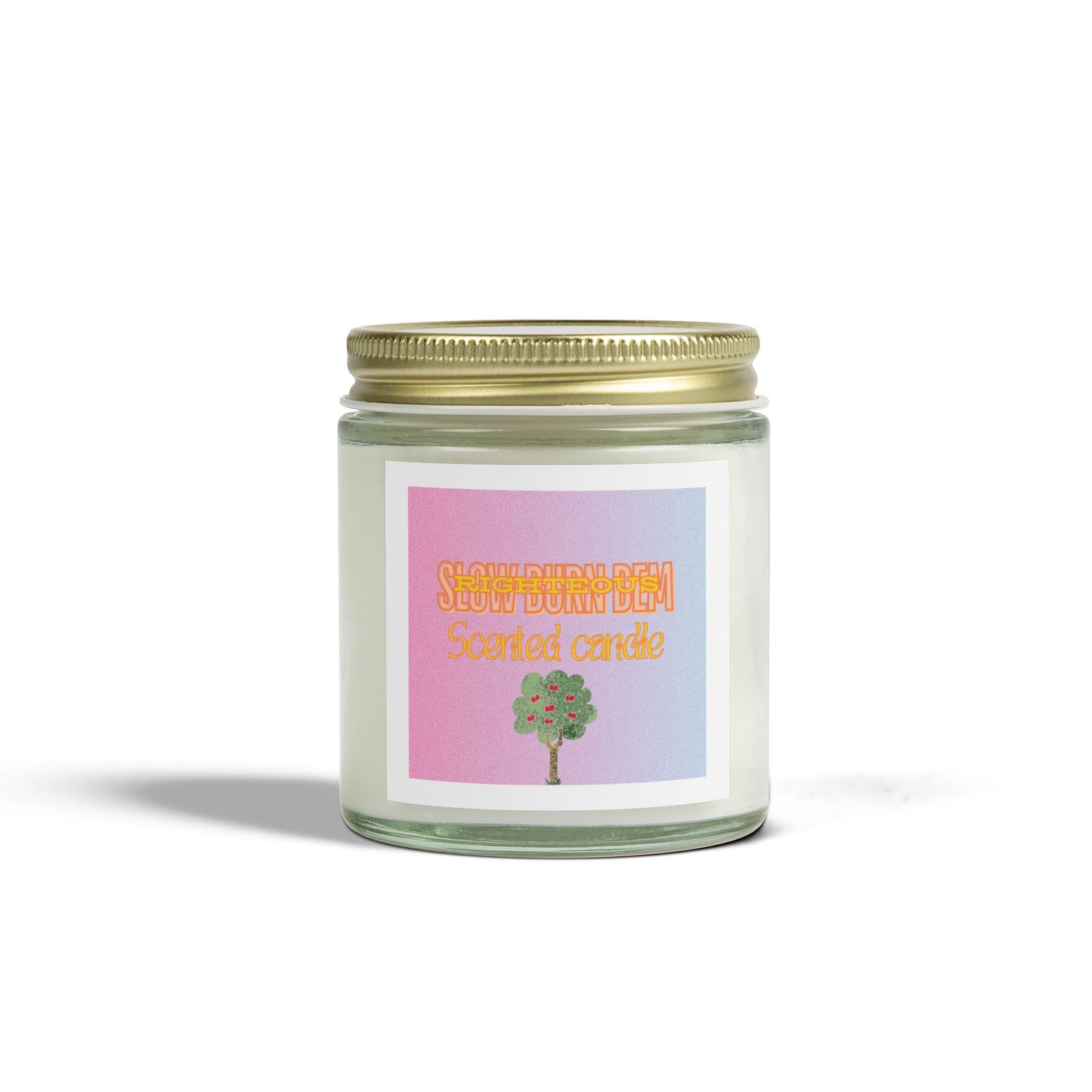 Scented Coconut Apricot Candles (4oz, 9oz)