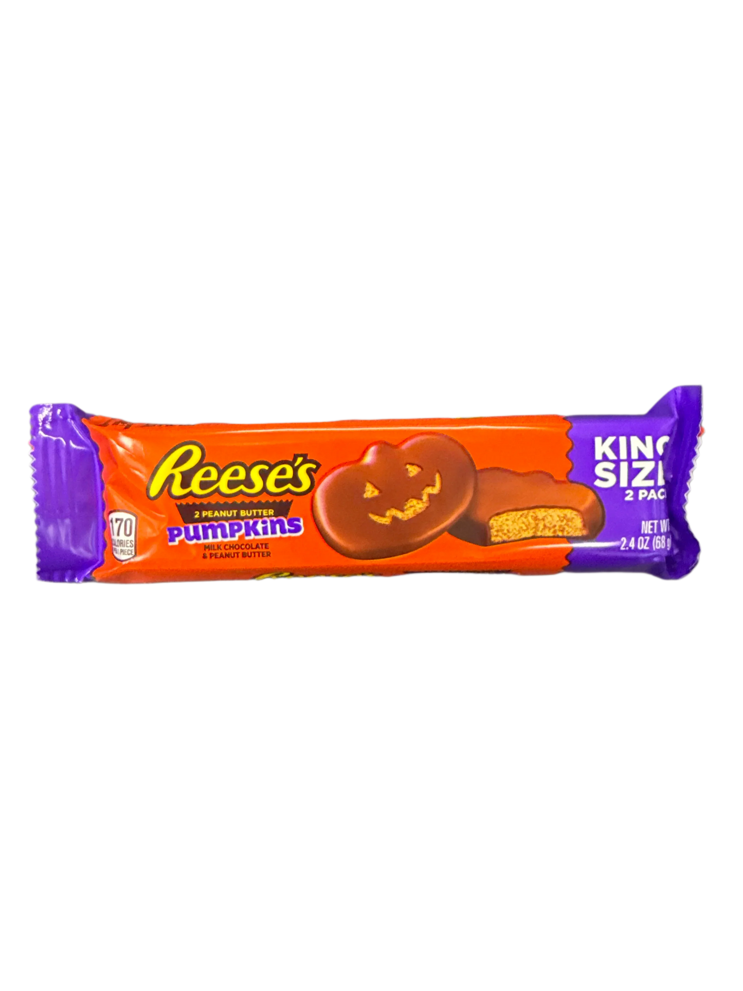 Reeses Halloween Peanut Butter Pumpkin Cups 68G - U.S Edition