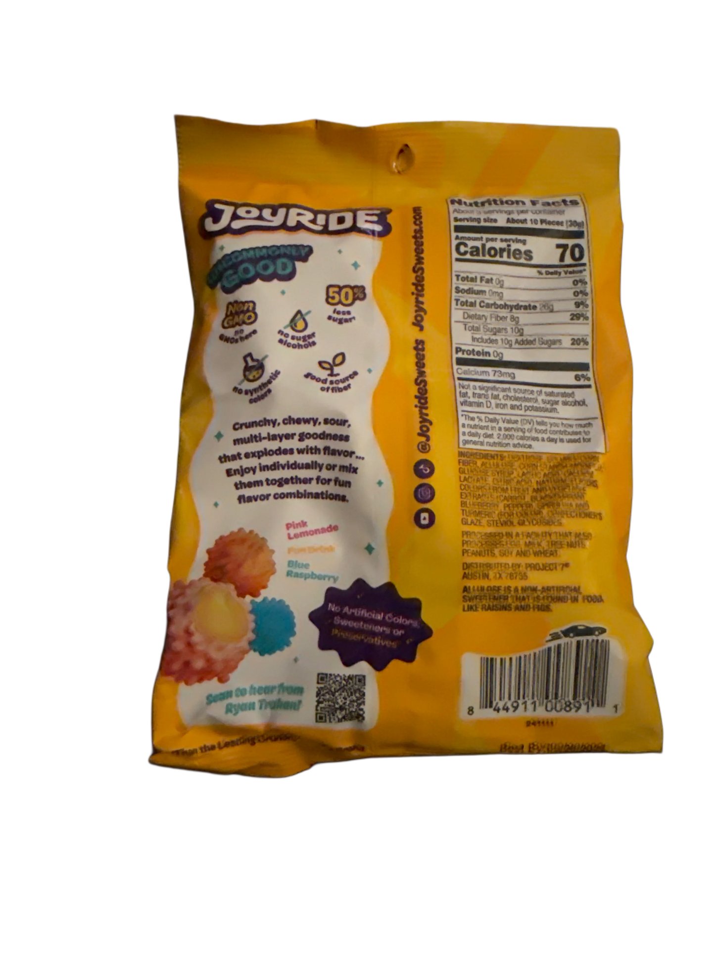 Ryan Trahan's Joyride Gummy Busters Original Flavour 99G - U.S Edition