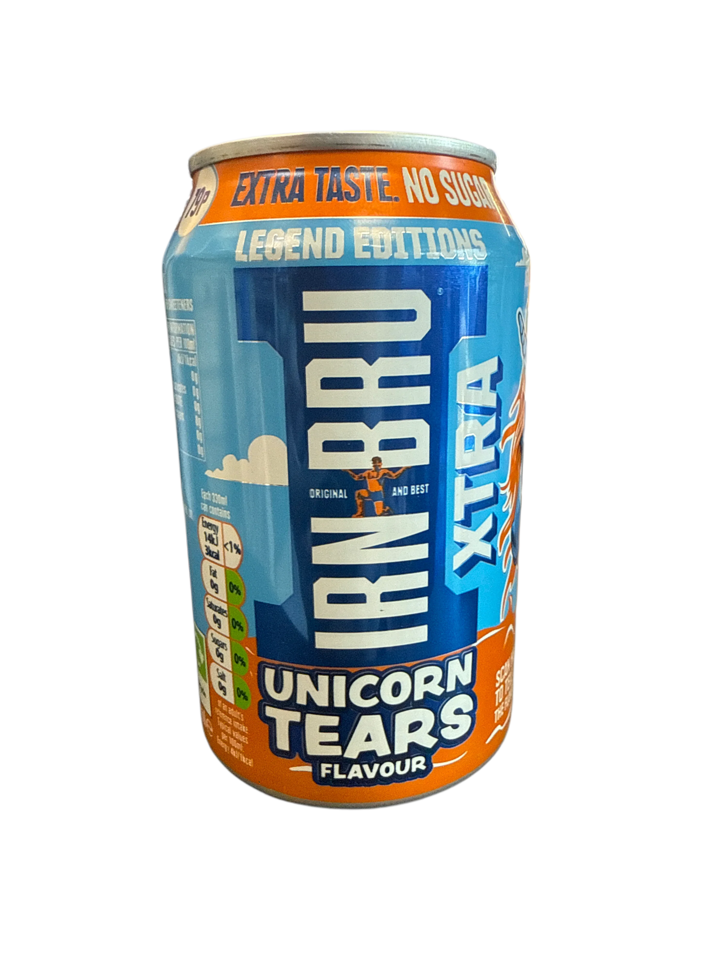 IRN BRU Xtra Unicorn Tears Limited Edition 330ML - U.K Edition