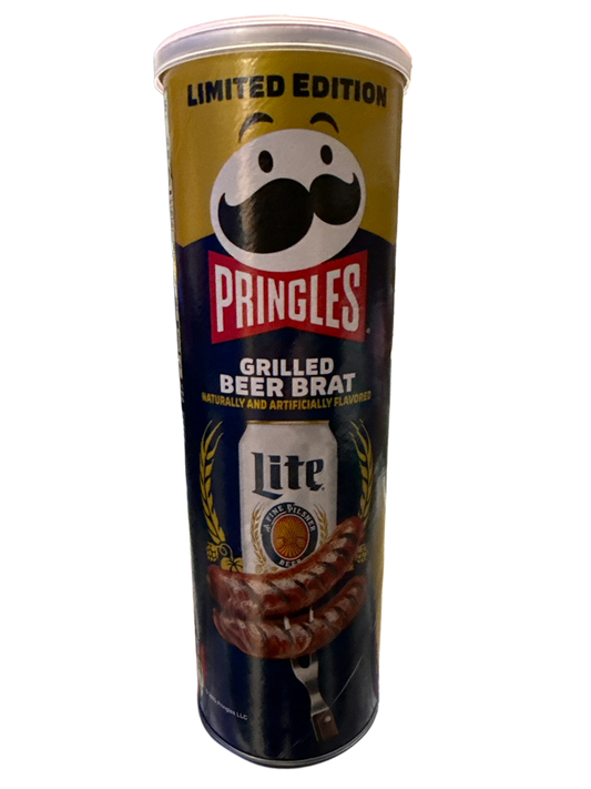 Pringles Limited Edition Grilled Beer Brat Flavour 158g - U.S Edition