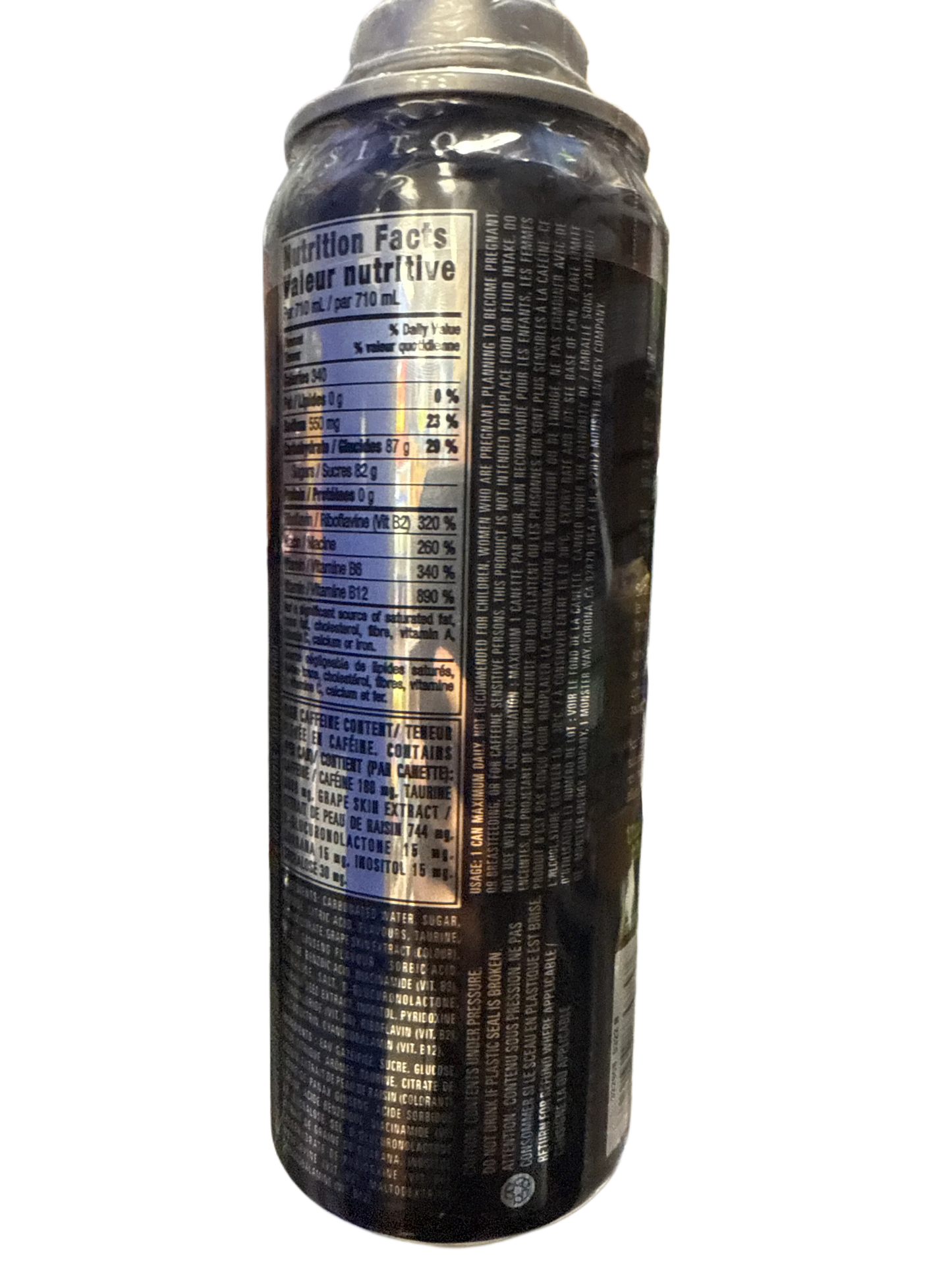 Monster Original Flavoured Jumbo Energy Drink 710ML - Canadian Edition