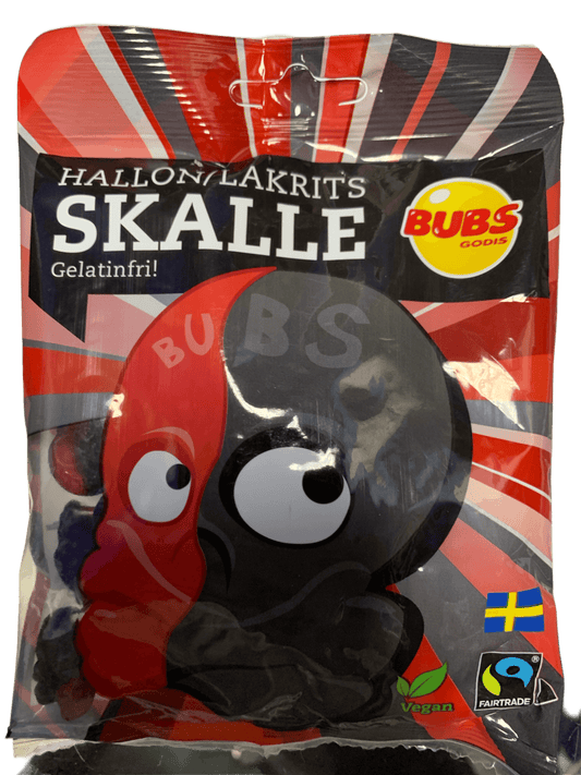 BUBS Godis Hallon Skalle Candy Bag 90G - Swedish Edition