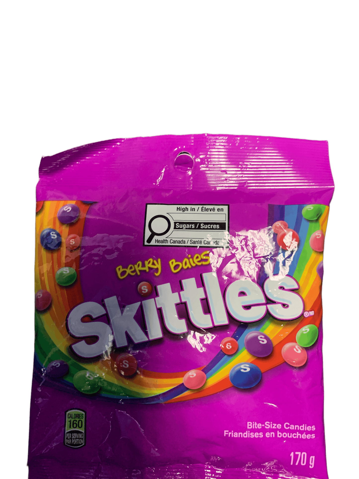 Skittles Berry Candy Bag - 170G - Canadian Edition