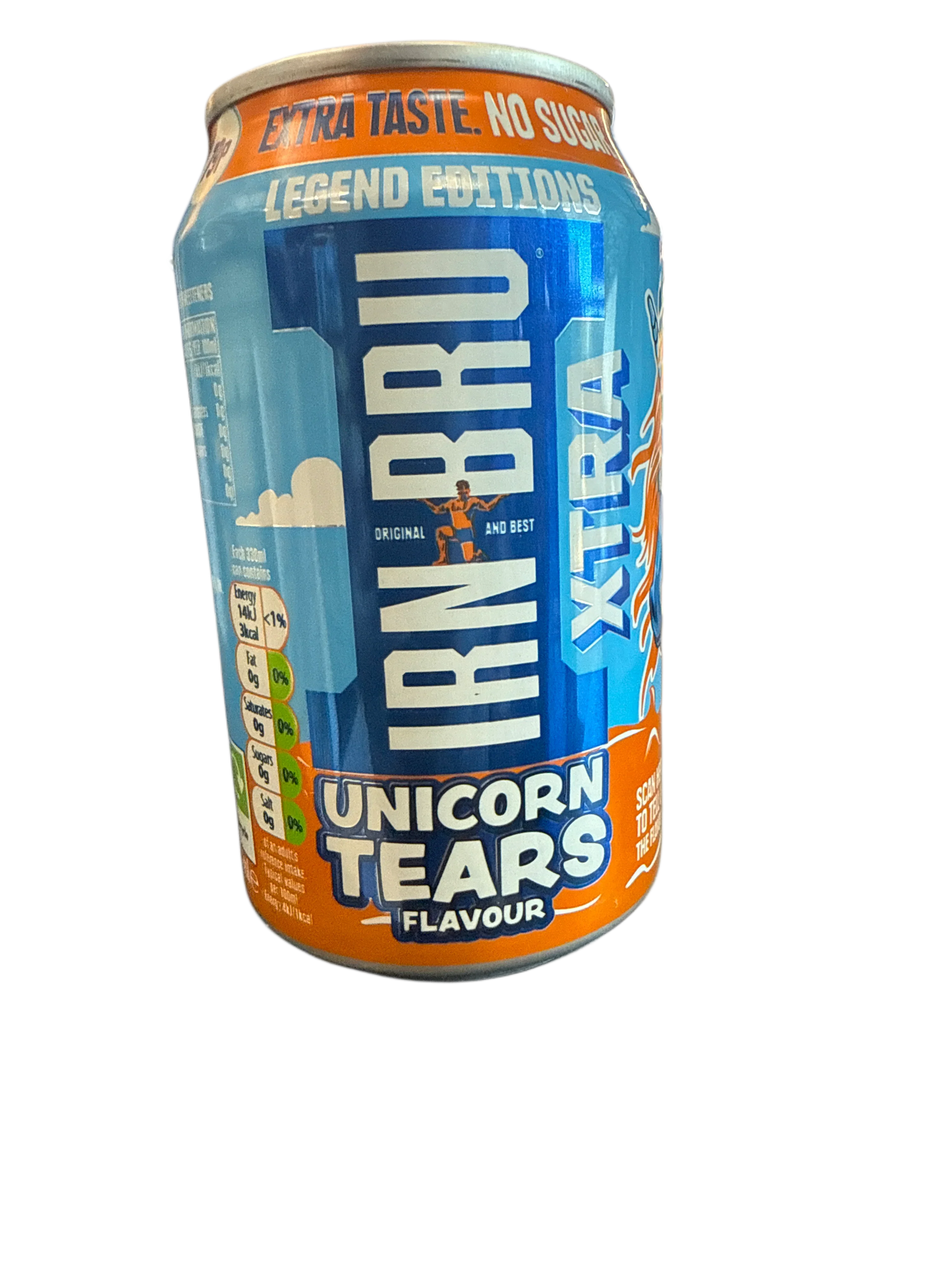 IRN BRU Xtra Unicorn Tears Limited Edition 330ML - U.K Edition