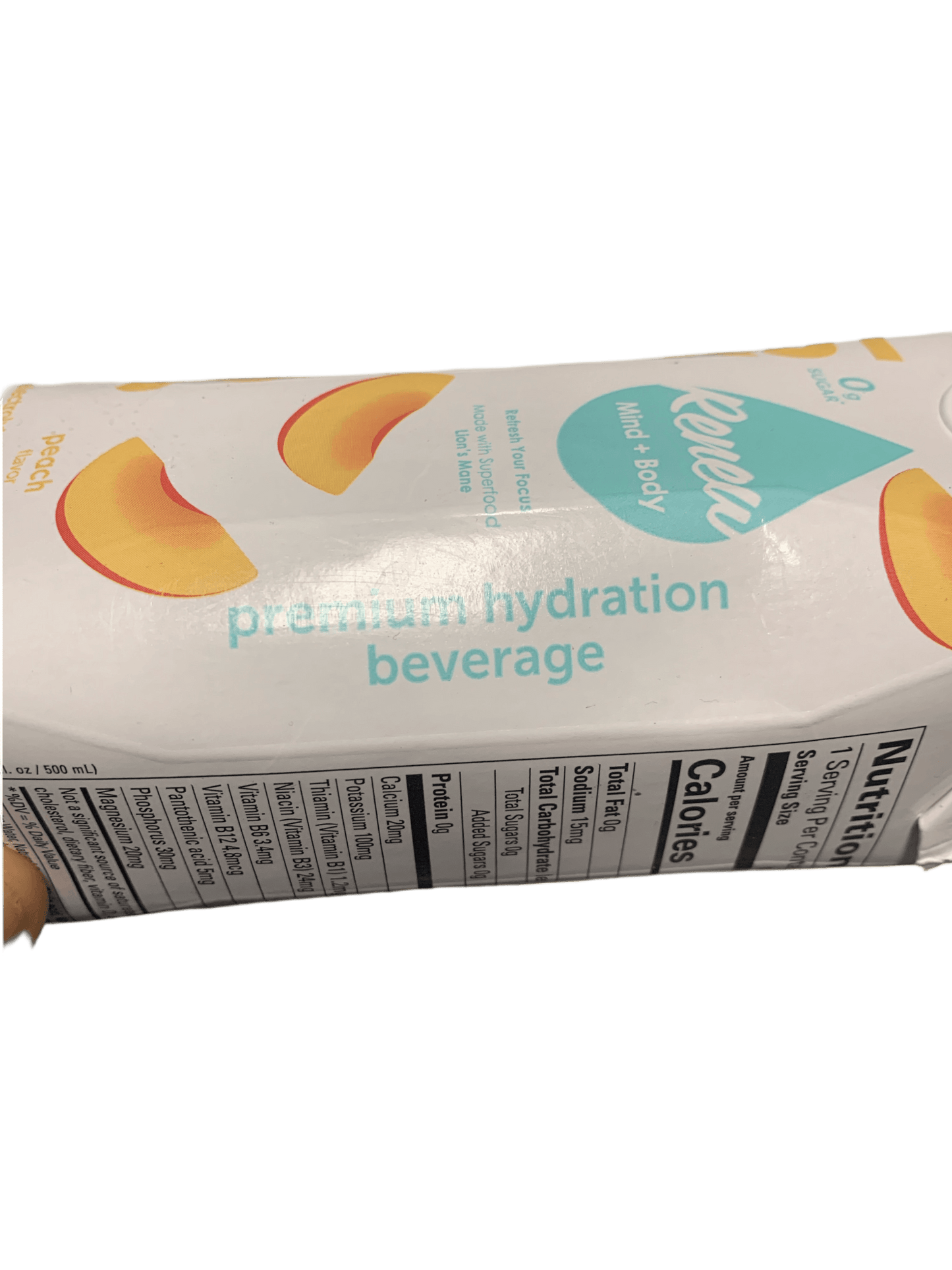 Joyburst Renew Mind + Body Peach Hydration Drink 500ML
