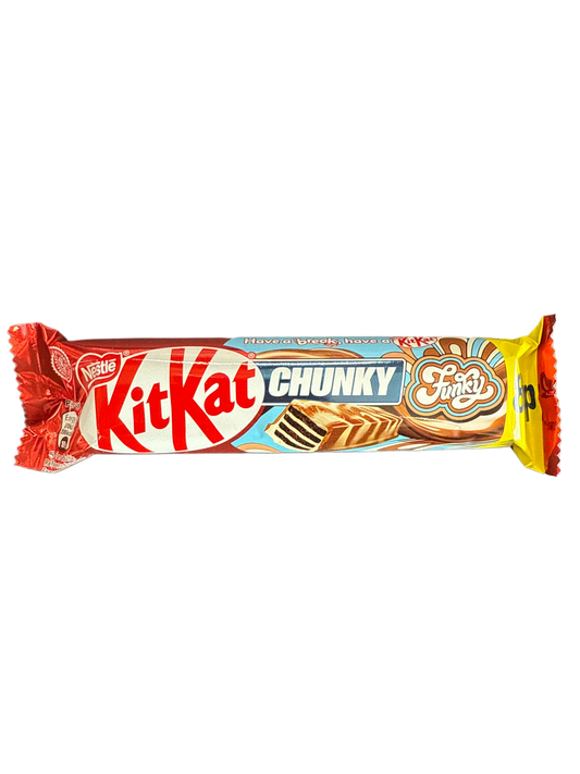 Kit Kat Chunky Funky Milk and White Chocolate mix with Cocoa Wafer 40G - U.K Edition