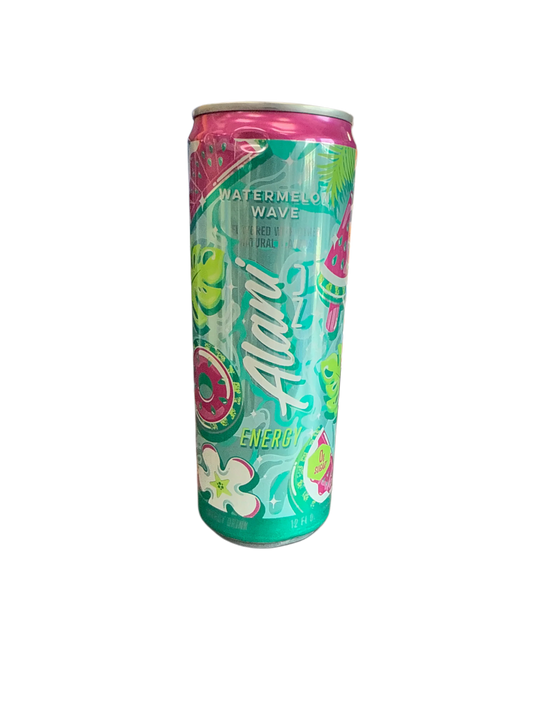 Alani Watermelon Wave Energy Drink 355ML - Green can - International Edition
