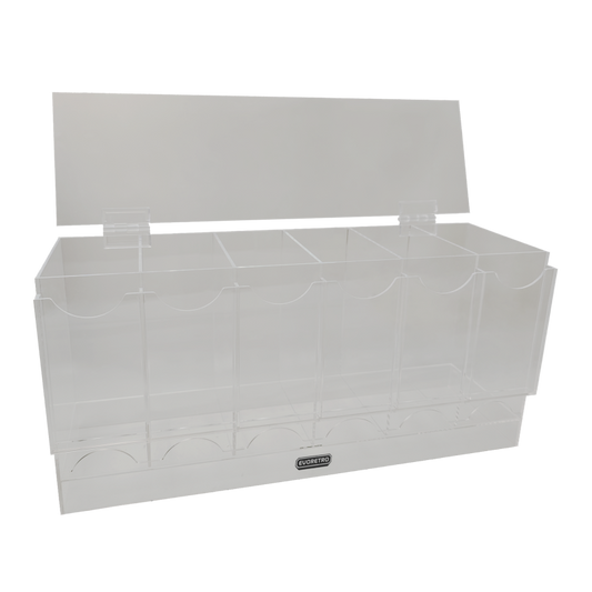 EVORETRO Card Dispenser Pokémon Booster Pack 6-Slot Acrylic Display Dispenser