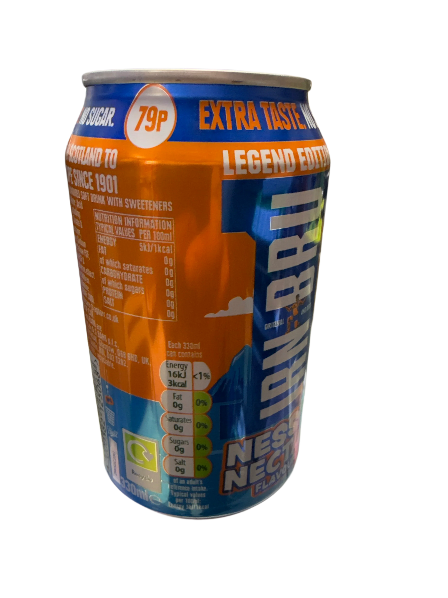 IRN BRU Xtra Nessie Nectar Flavour 355ML - U.K Edition