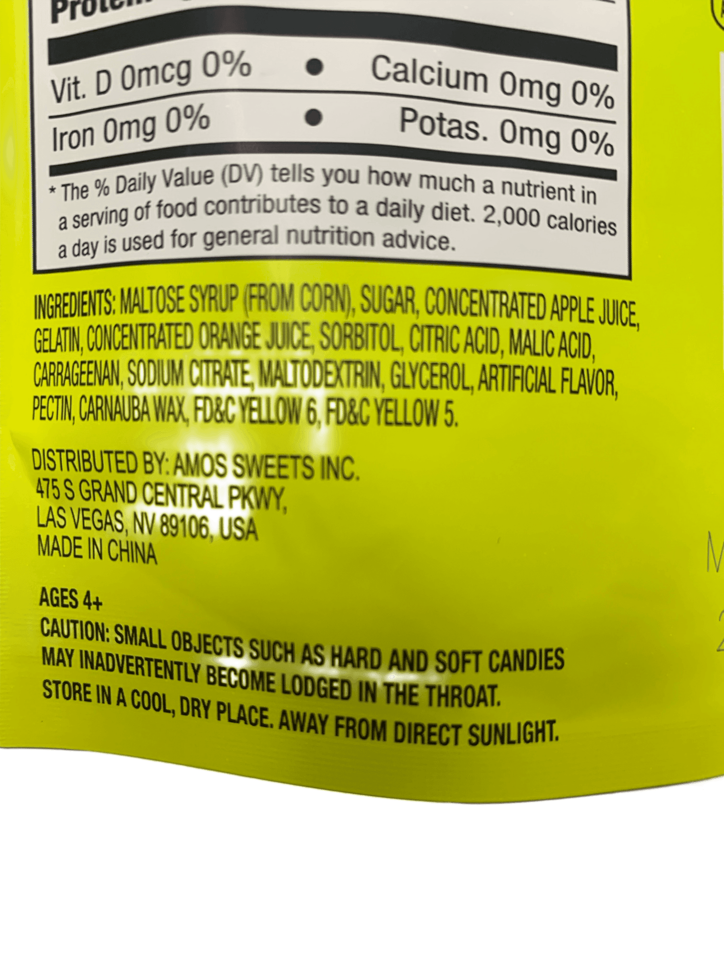Amos Peelerz Orange Gummies 170G - U.S Edition