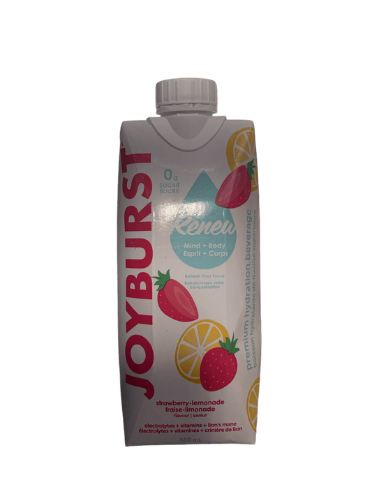 Joyburst Renew Mind + Body Strawberry Lemonade Hydration Drink 500ML