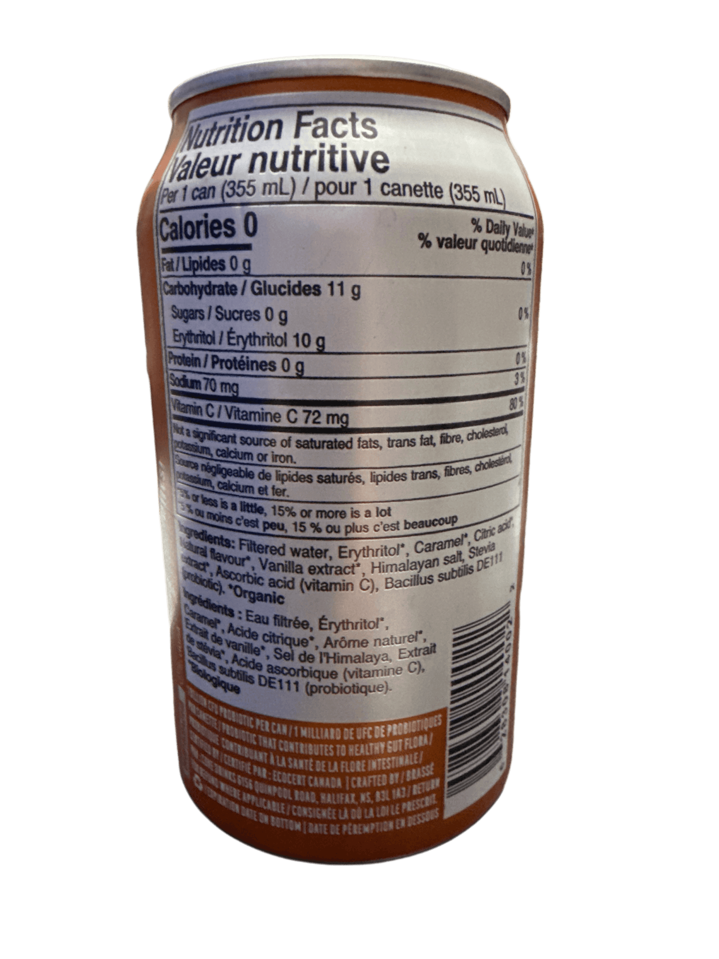 Cove Root B Flavoured Prebiotic Soda 355ML - Canadian Edition