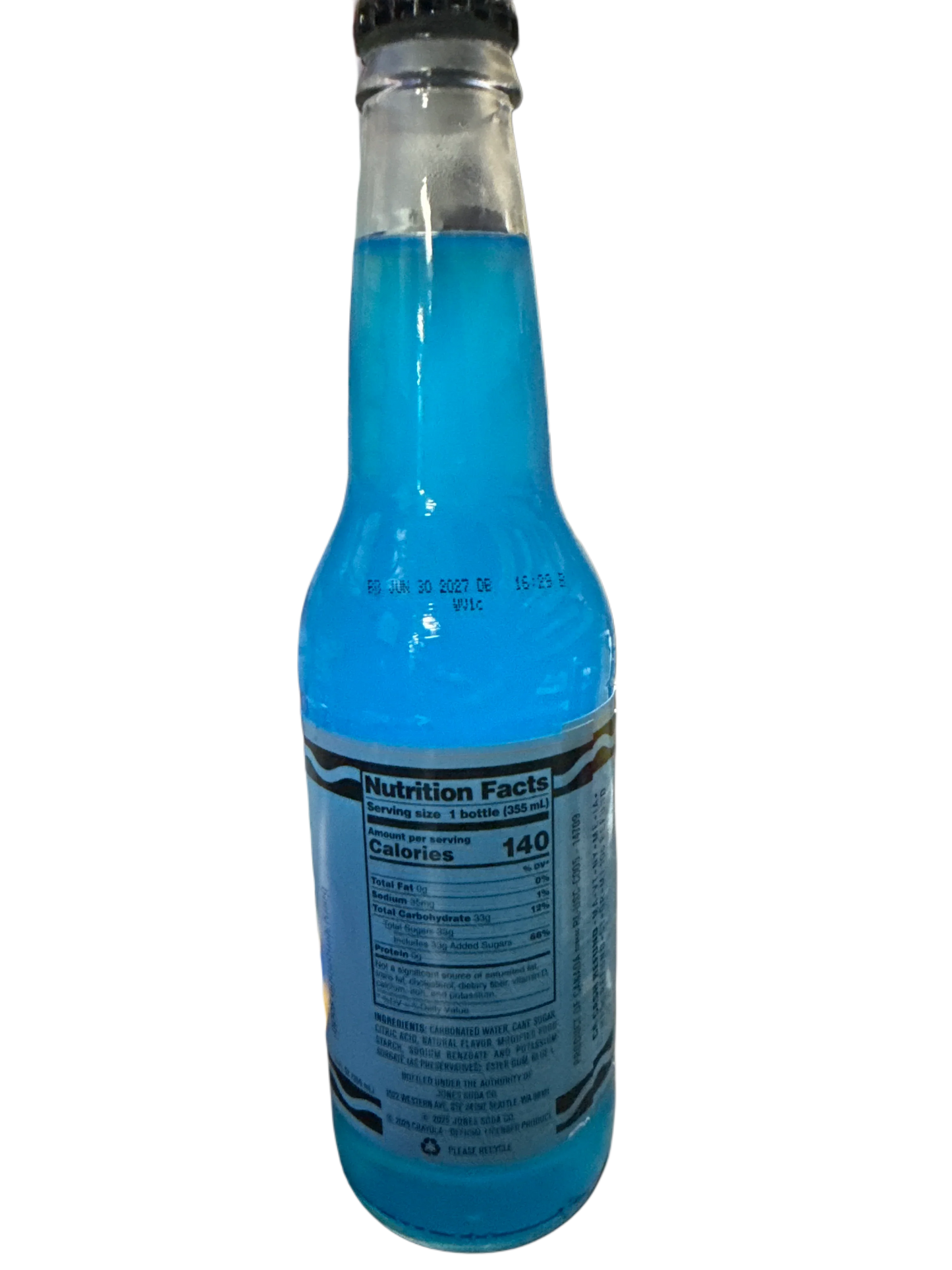 Jones Crayola Limited Edition Berry Lemonade Glass Bottle 355ML - U.S Edition