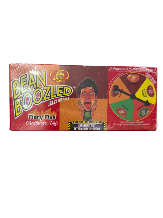 Jelly Belly Bean Boozled Fiery Five Challenge Jelly Bean Theatre Box Game 100G - U.S Edition