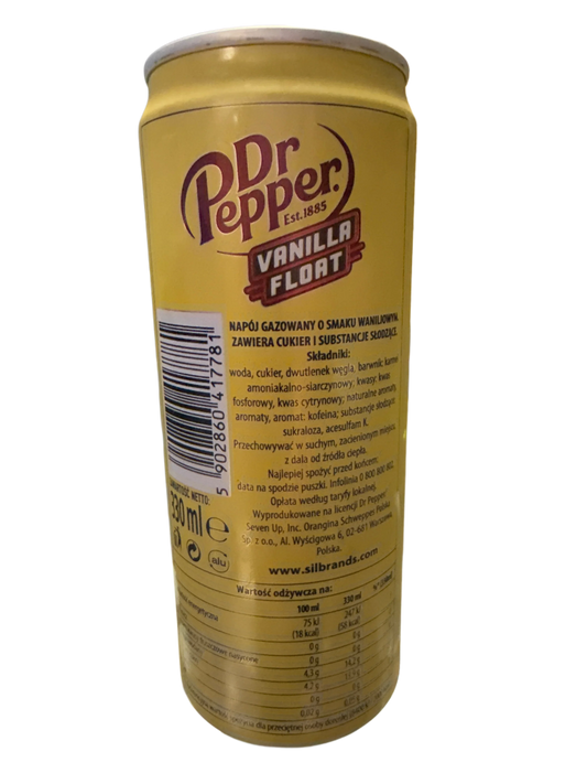 Dr Pepper Vanilla Float 330ML - U.K Edition