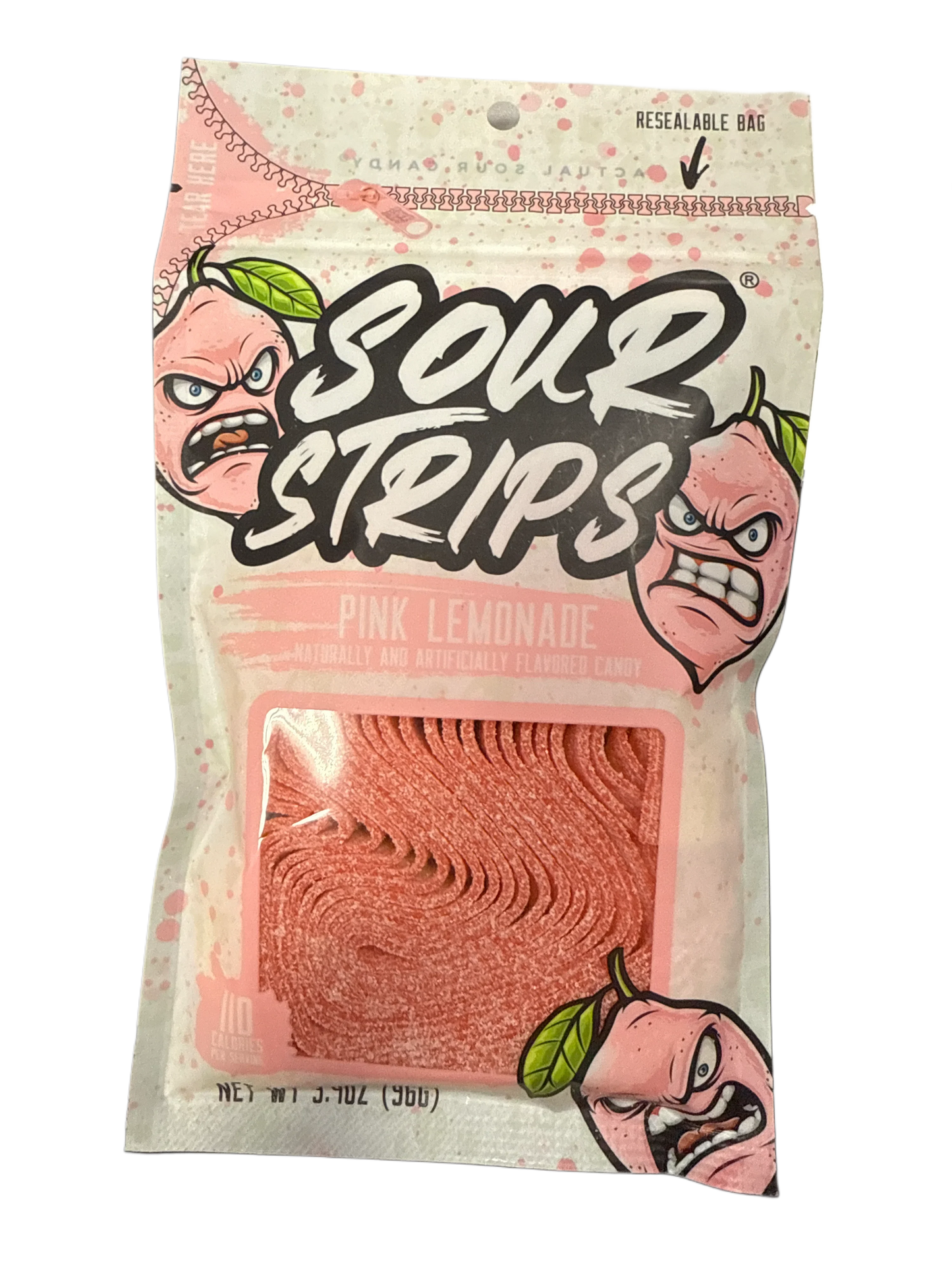 Sour Strips Pink Lemonade 3.4OZ - U.S Edition