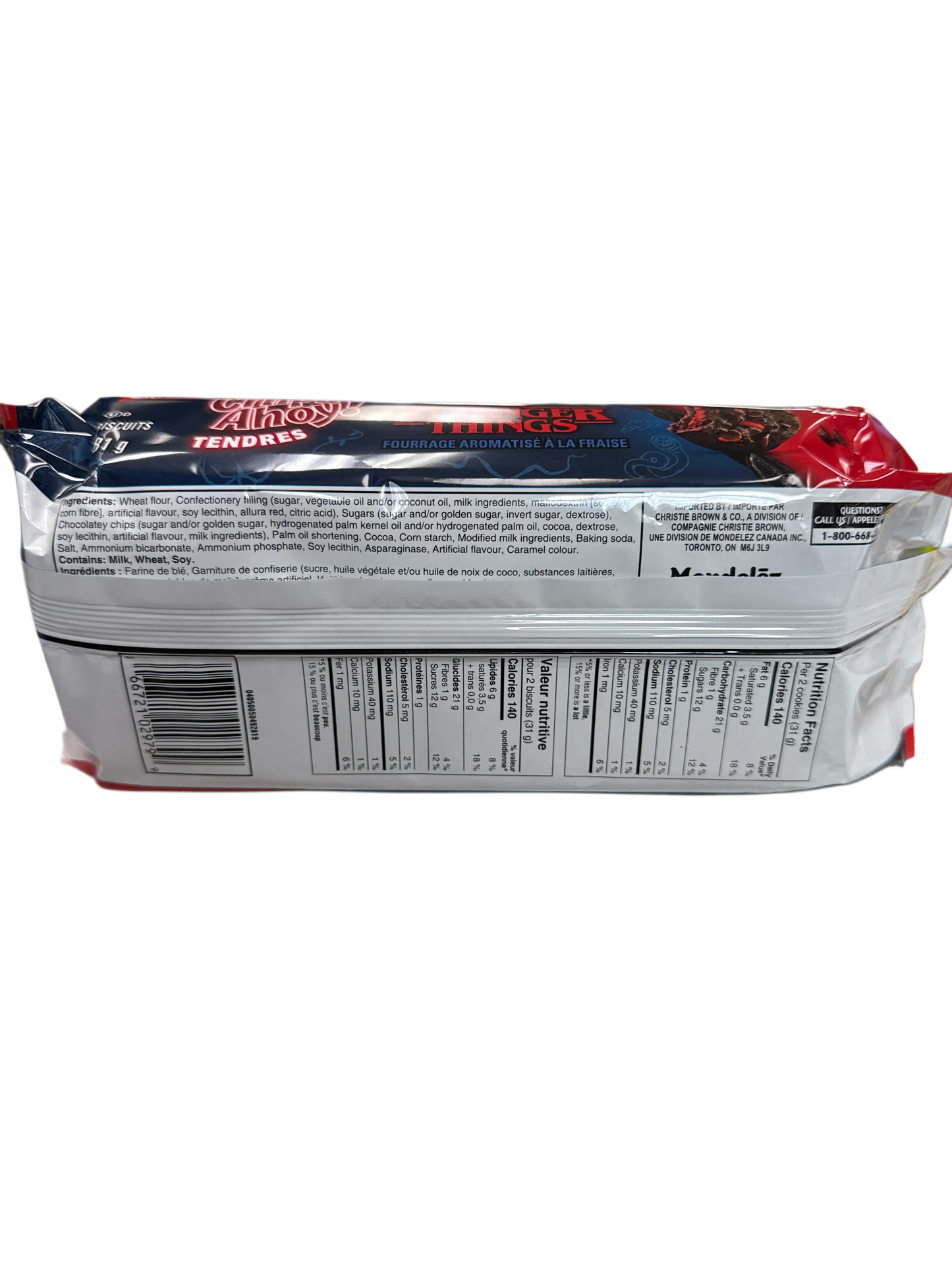 Chips Ahoy Chewy Limited Edition Stranger Things Halloween Cookies 281G - Canadian Edition