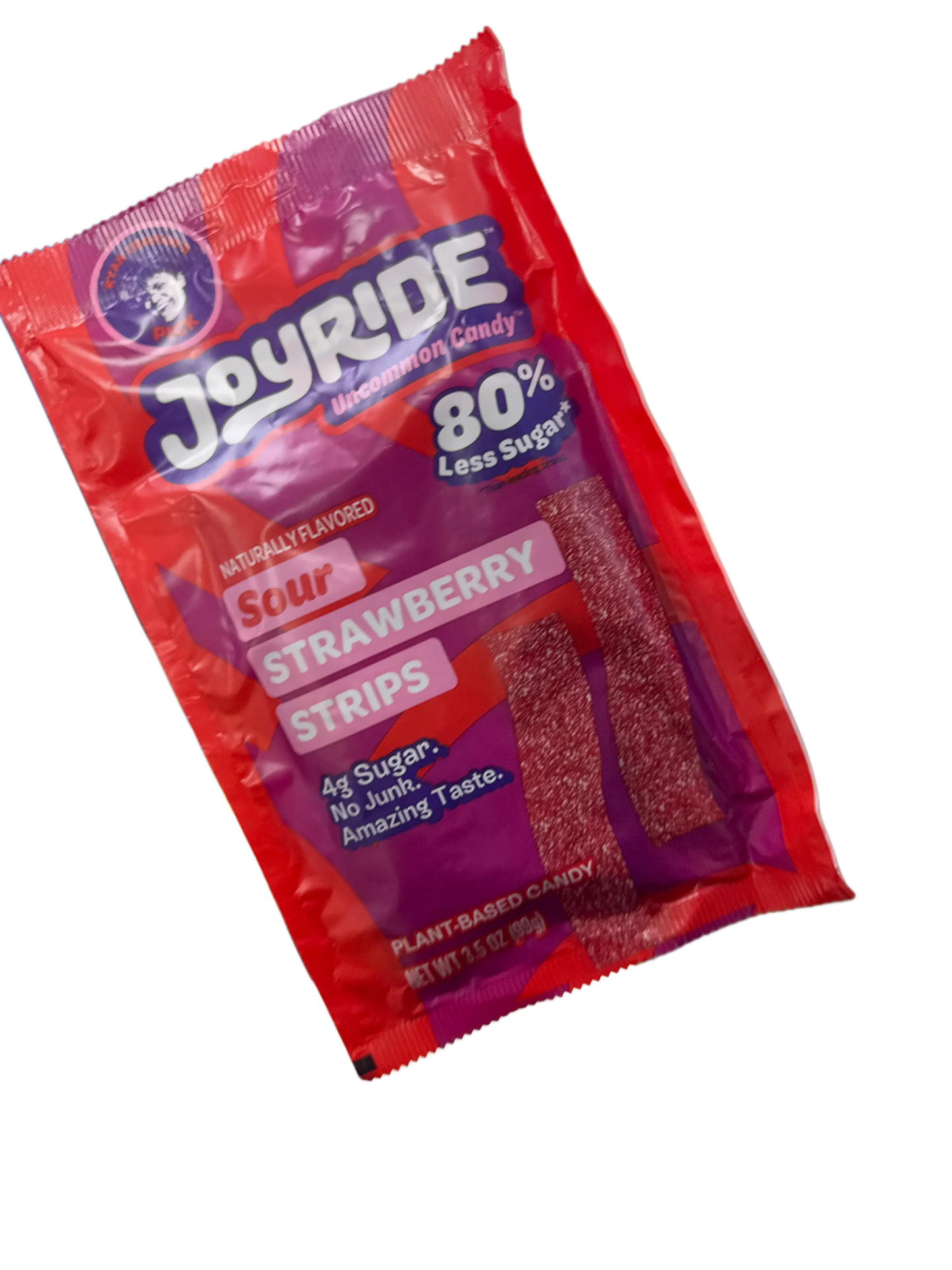 Ryan Trahan's Joyride Sour Strawberry Strips 99G - U.S Edition