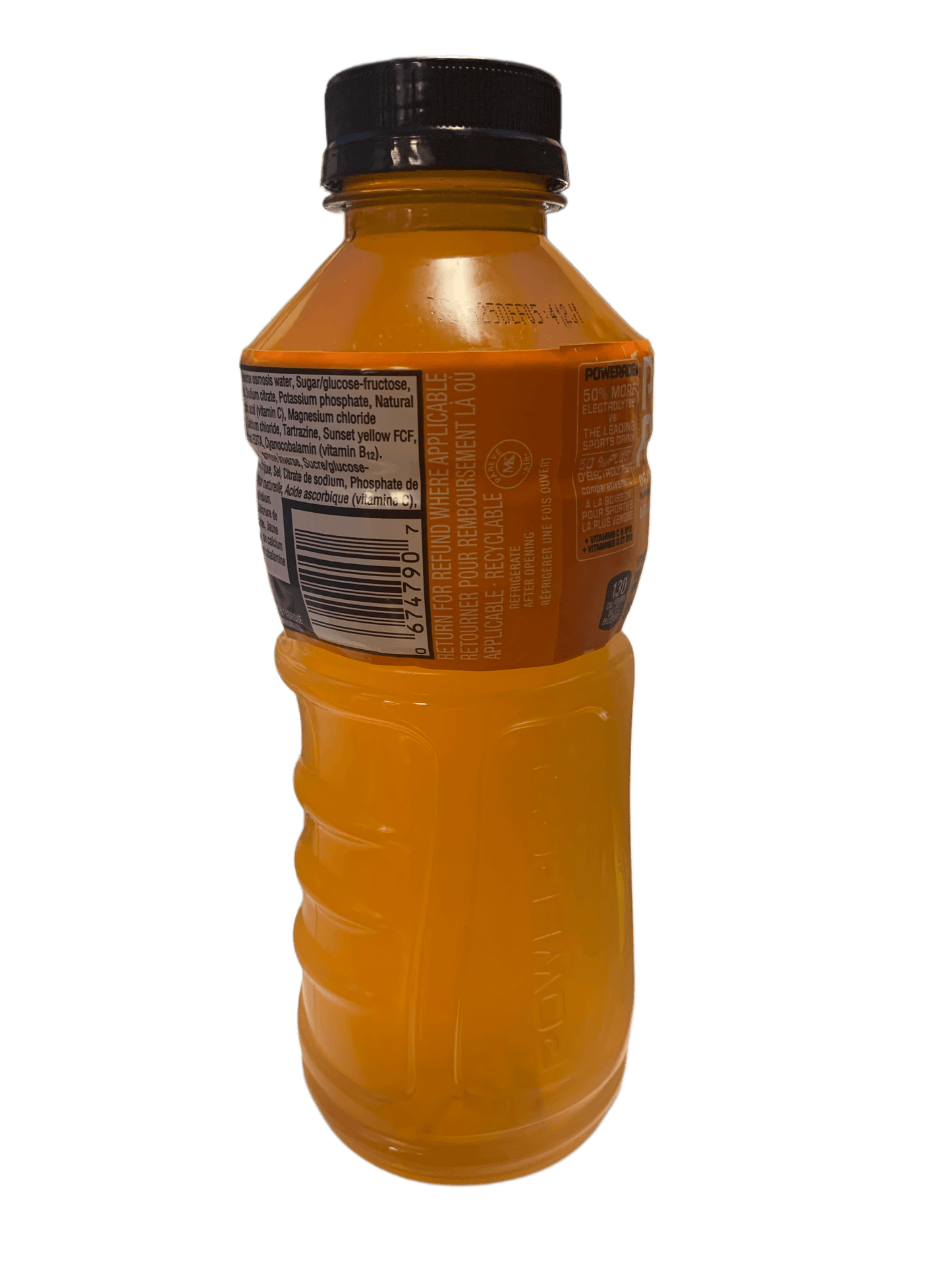 Powerade Orange Flavour 591ML - Canadian Edition