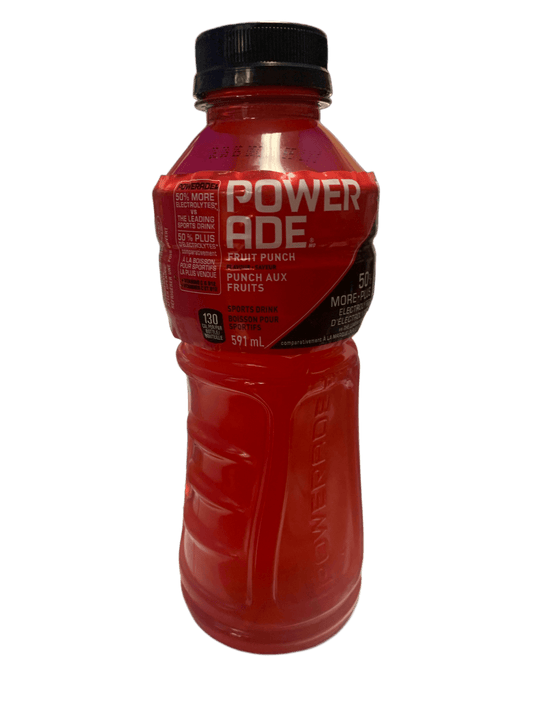 Powerade Fruit Punch Flavour 591ML - Canadian Edition