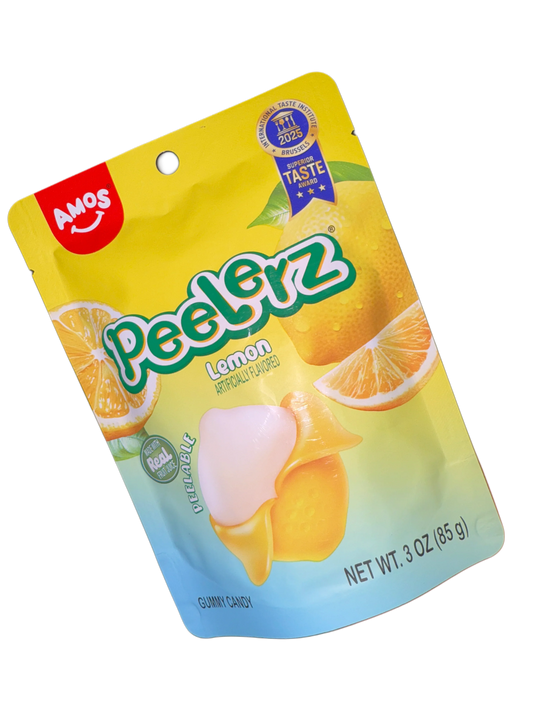 Amos Peelerz Gummy Lemon 85G - U.S Edition