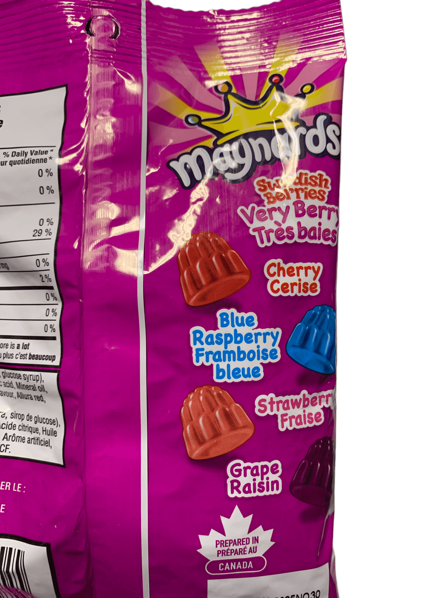 Maynards Swedish Berries Very Berry Flavour 154G - Canadian Edition