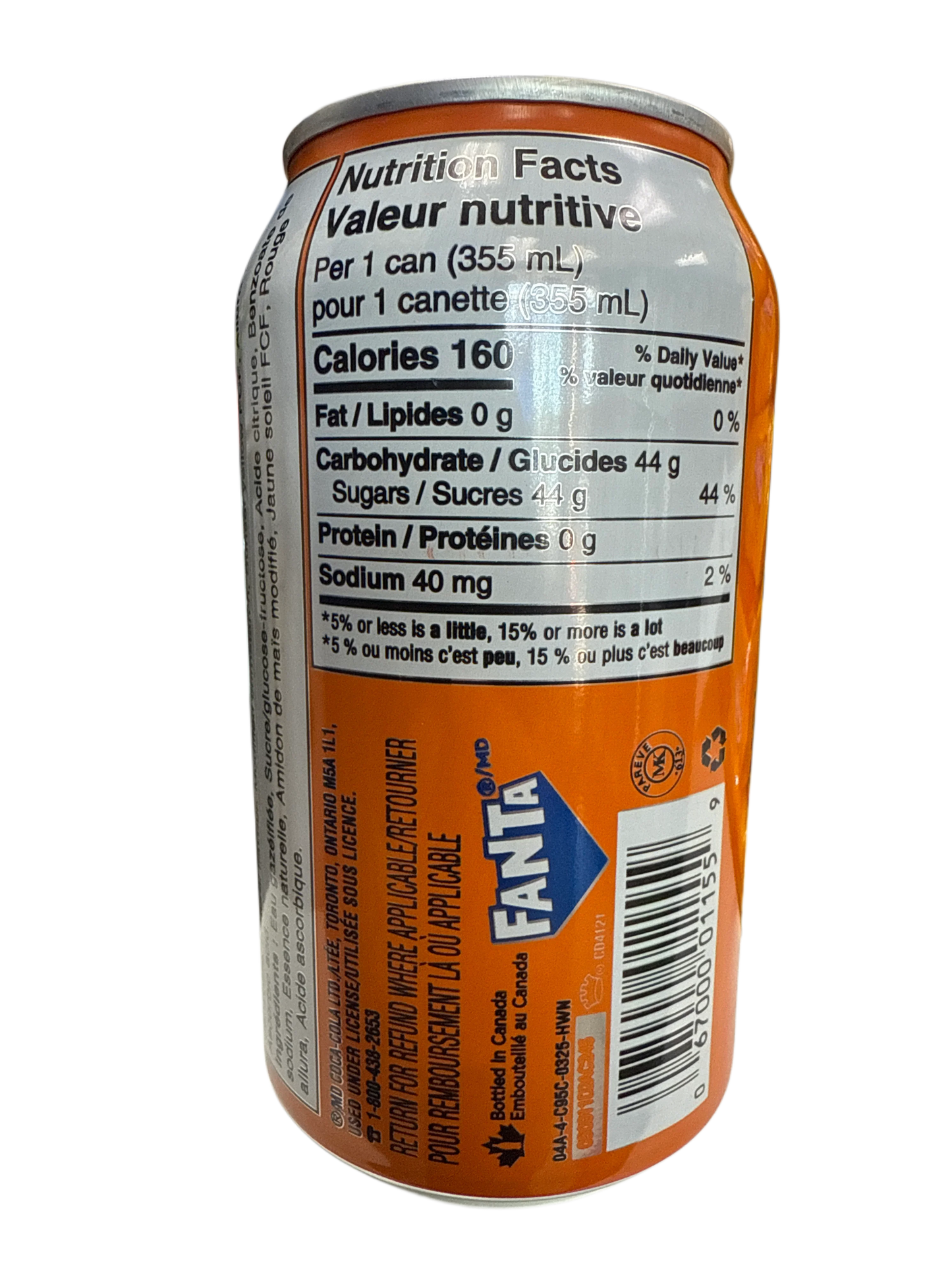 Fanta Limited Edition Halloween Orange Flavoured Can 355ML – Rare Canadian Exotic Drink