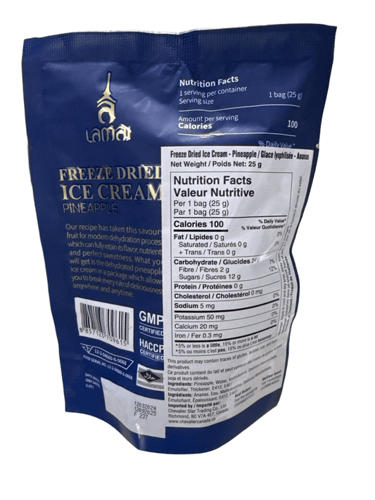 Freeze Dried Ice Cream Pineapple 25G - Thailand Edition
