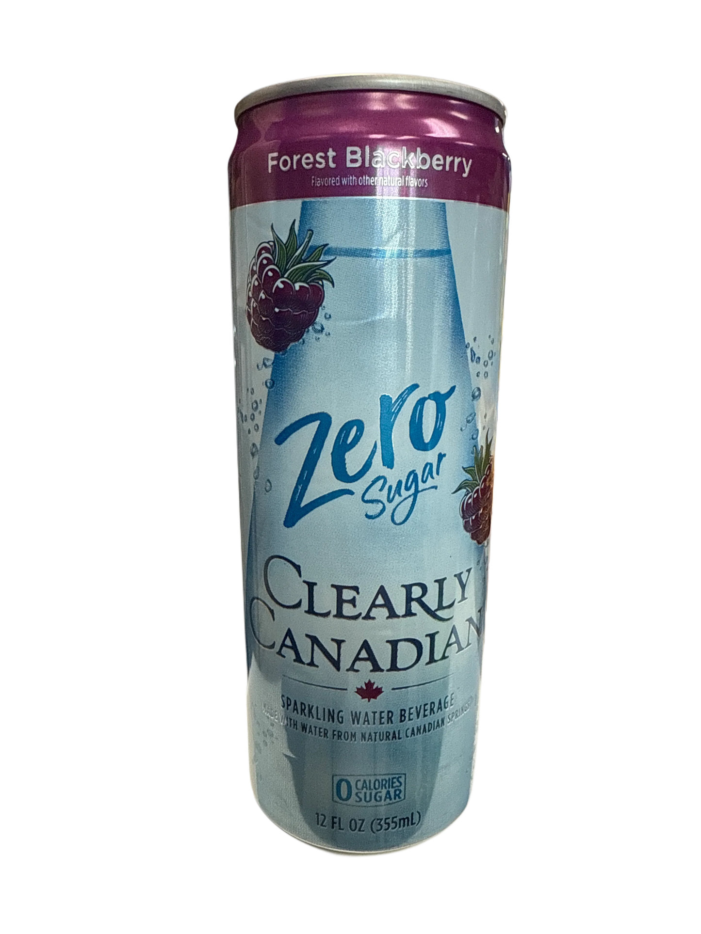 Clearly Canadian Zero Sugar Forest Blackberry Flavour 355ML - Canadian Edition