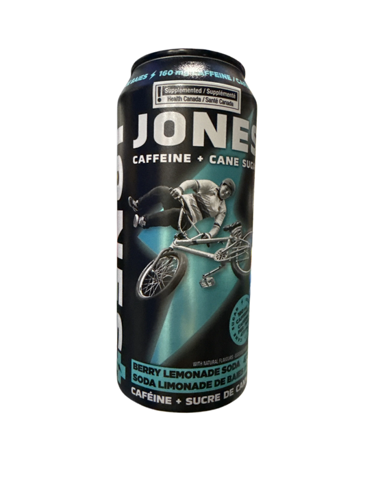Jones Berry Lemonade Soda Energy Drink 473ML - Canadian Edition