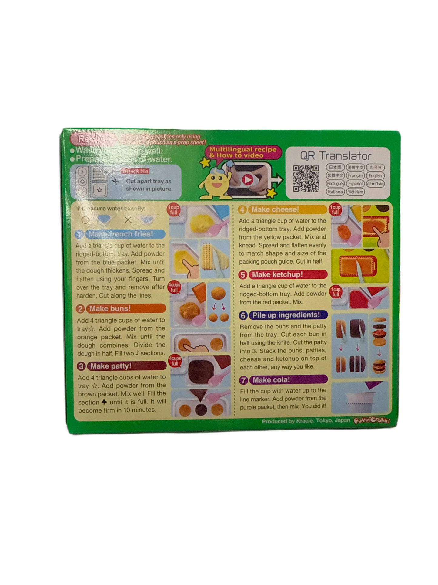 Kracie Poppin Cookin Tanoshii Hamburger Candy 32G - Japanese Edition