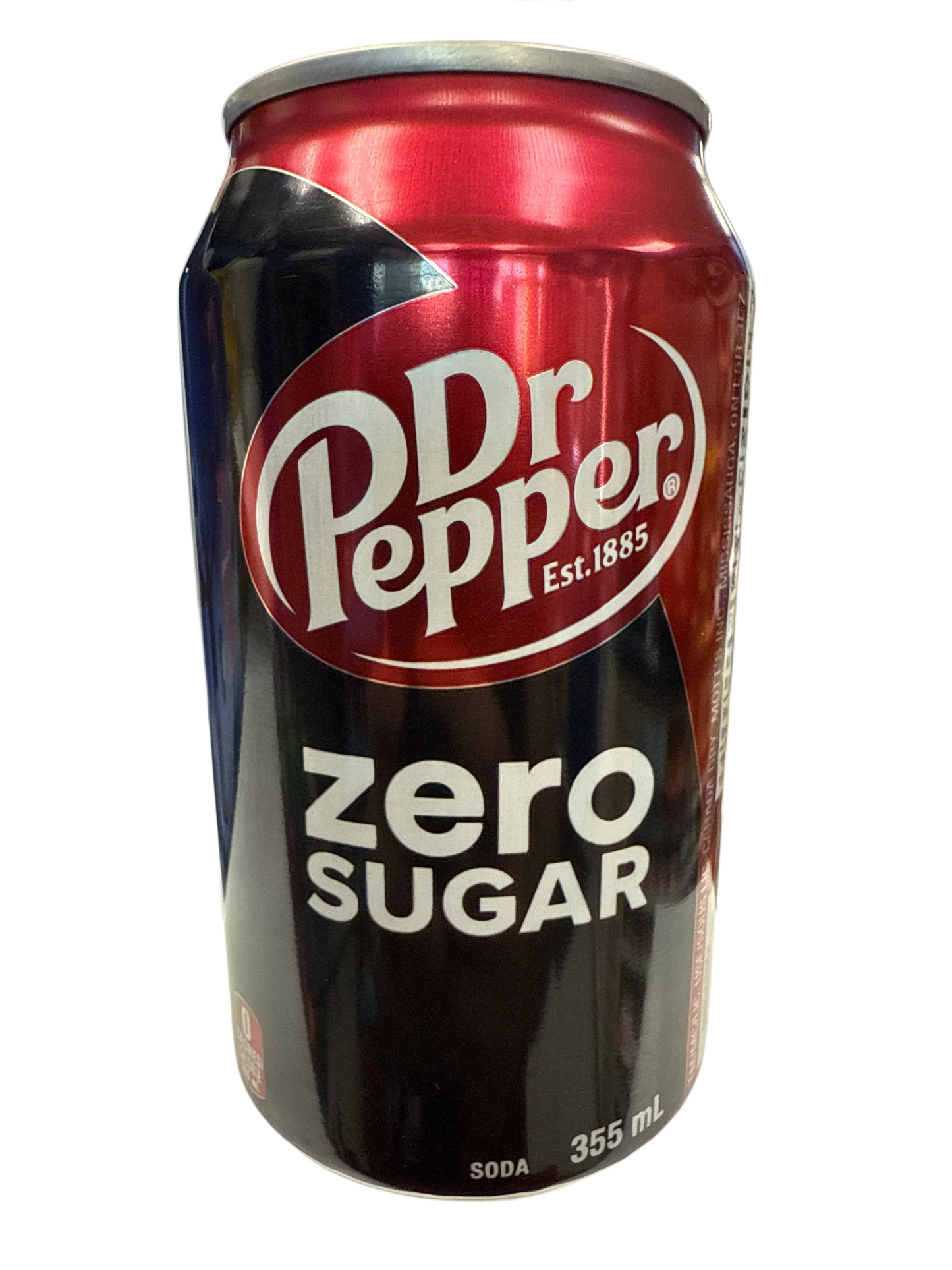 Dr Pepper Zero Sugar Can 355ML – Canadian Edition Rare Zero-Calorie Soda