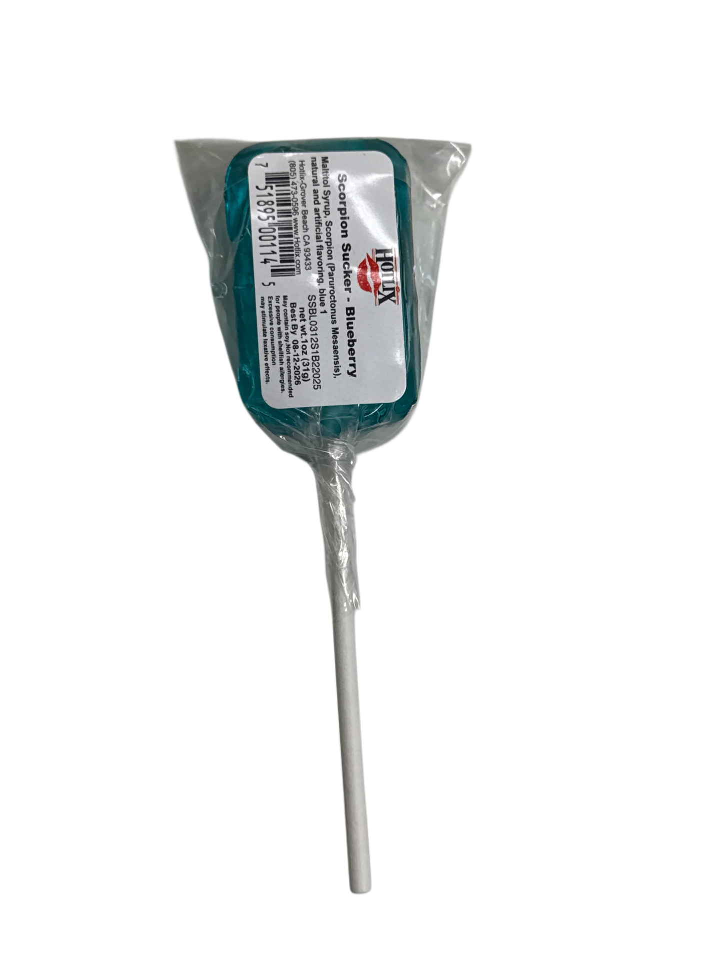 Hotlix Halloween Real Scorpion Suckers 31G - U.S Edition