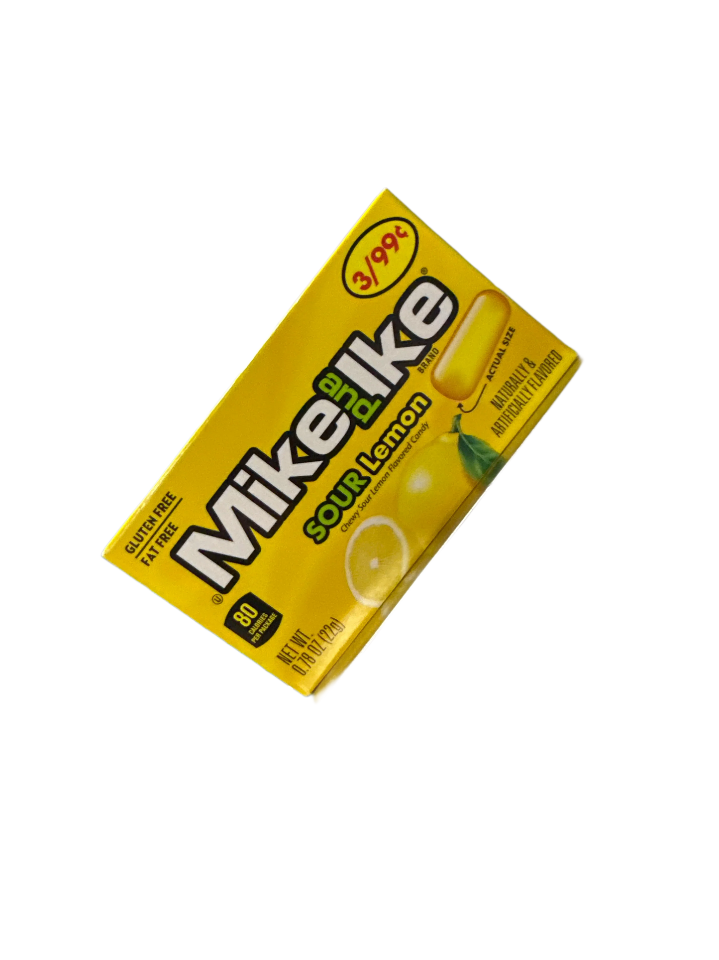 Mike and Ike Sour Lemon Flavour Candy 22G - U.S Edition