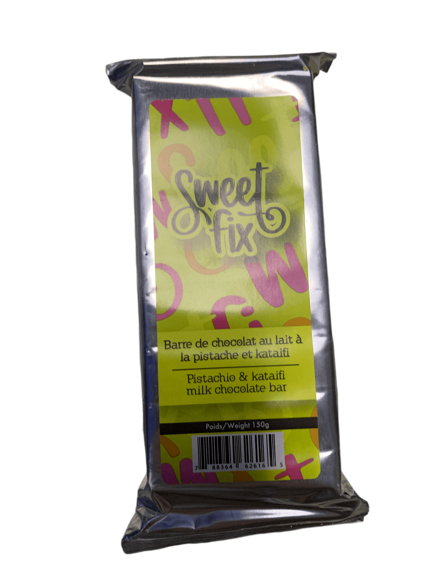 Sweet Fix Dubai Pistachio and Kataifi Milk Chocolate 140G - Canadian Edition