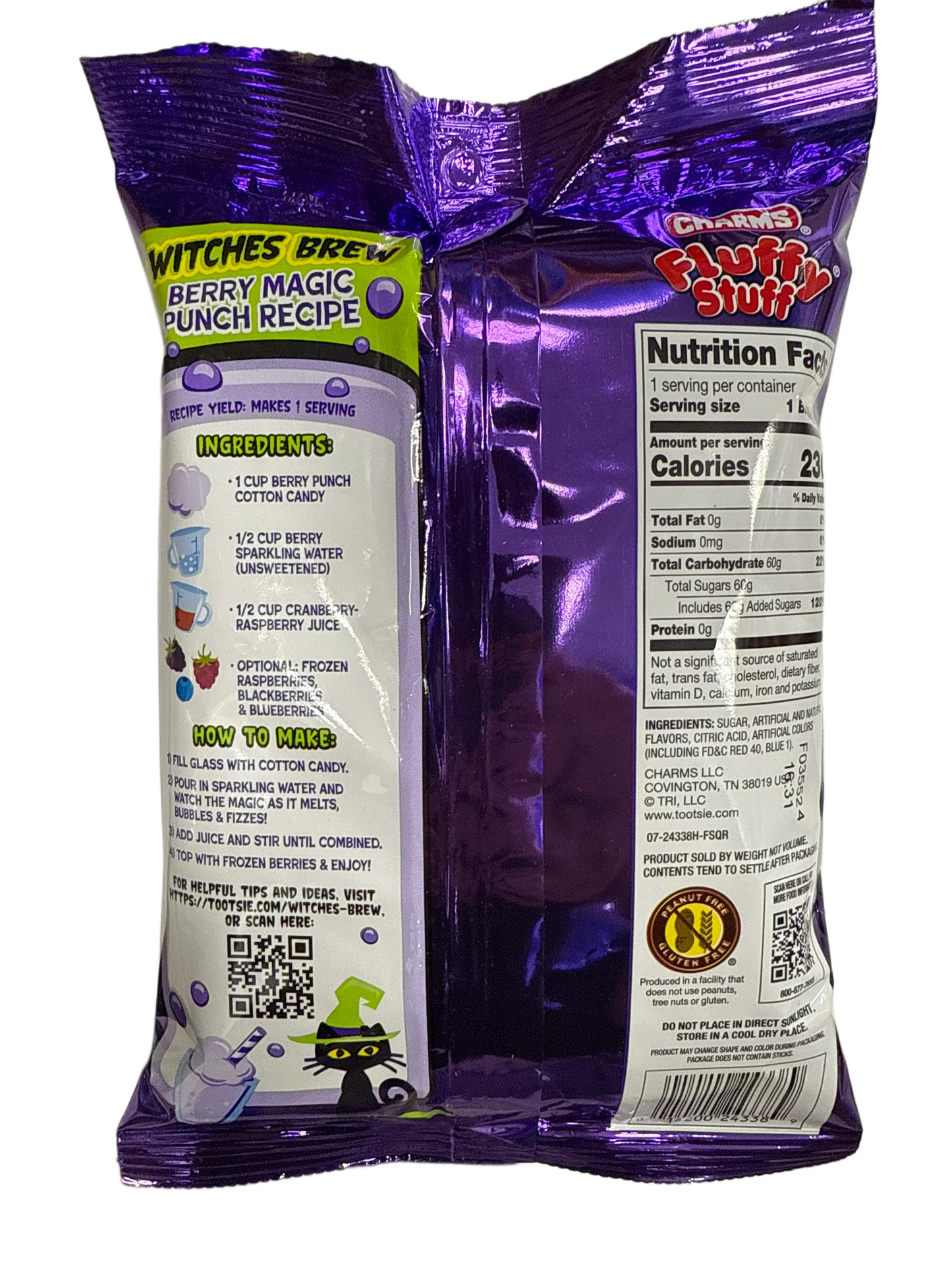 Charms Halloween Witches Brew Cotton Candy Berry Punch Flavour 60G - U.S Edition