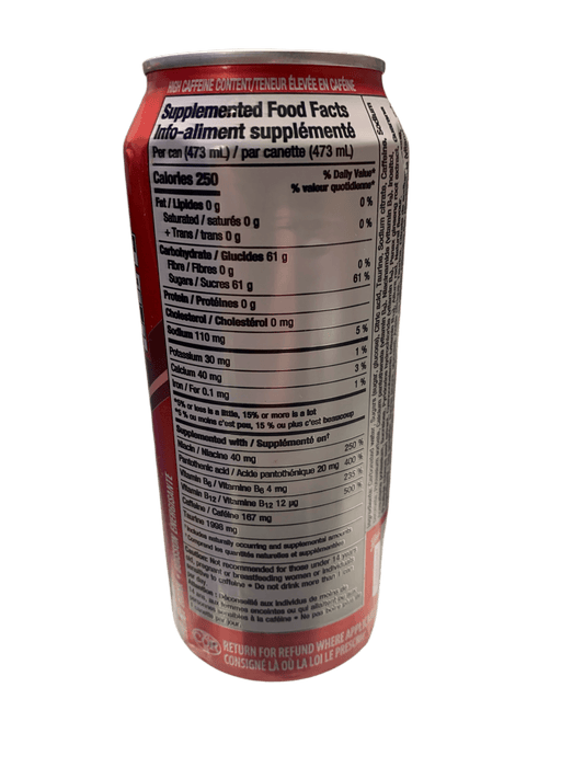 Rockstar Fruit Punch Energy Drink 473ML - Canadian Edition