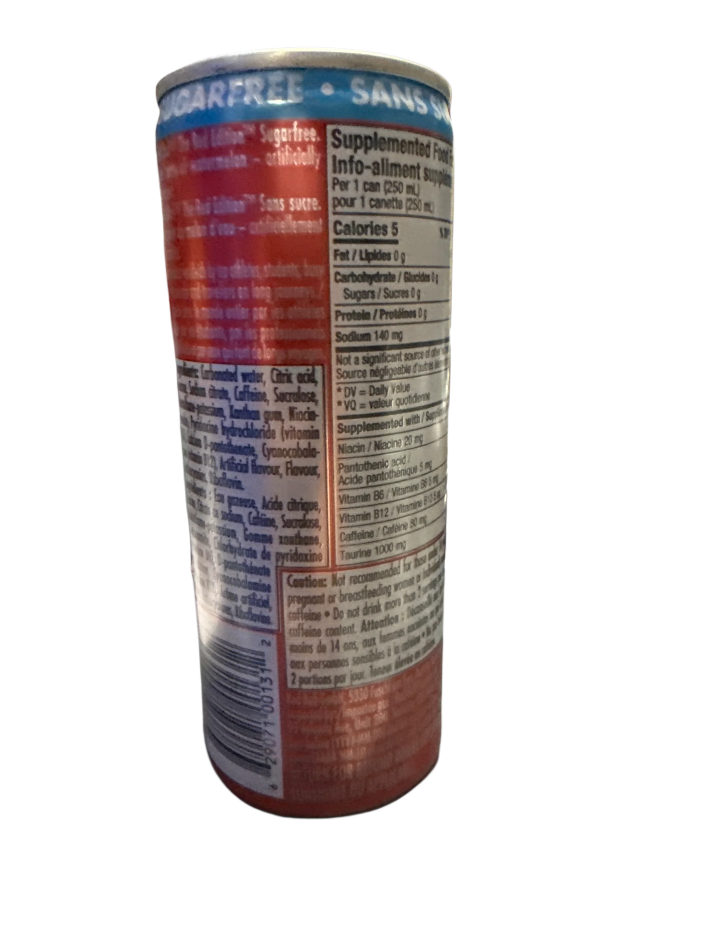 Red Bull Sugar Free Watermelon Flavour 250ML - Canadian Edition