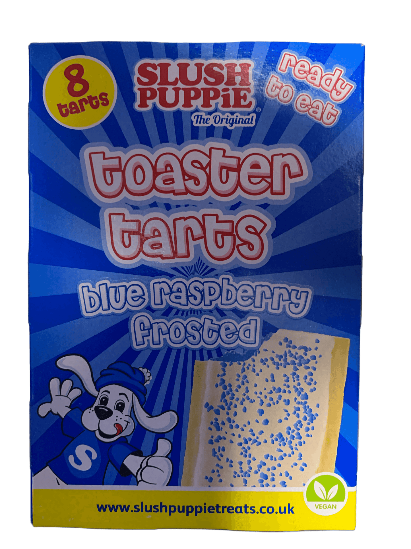 Slush Puppie Toaster Tarts Blue Raspberry Flavour 8 Tarts - U.K Edition