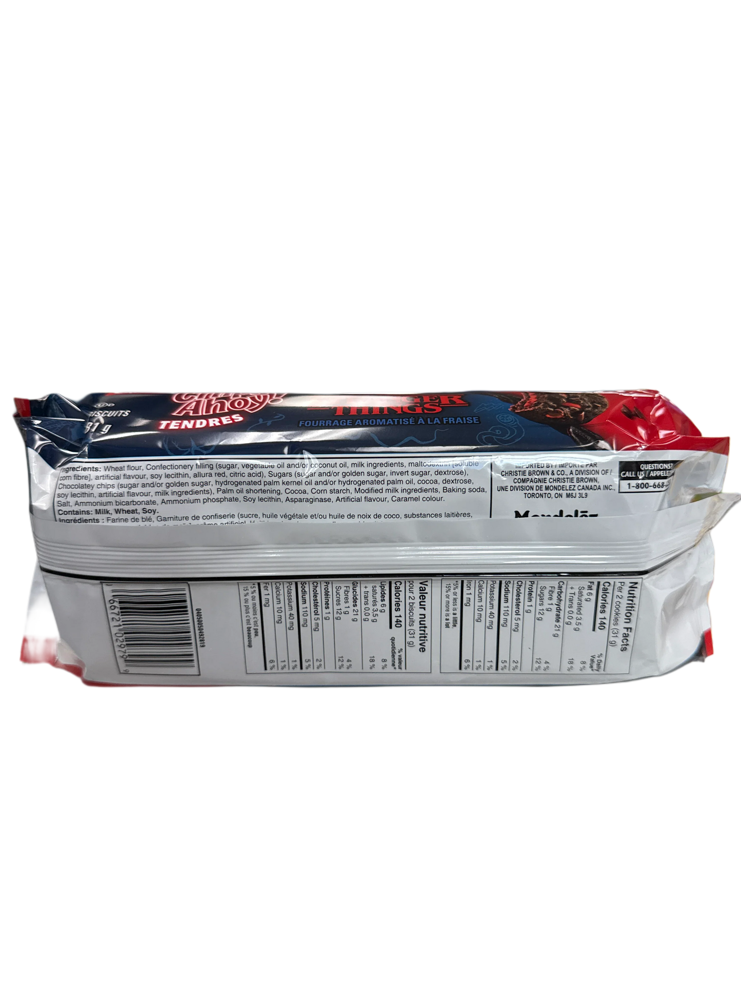 Chips Ahoy Chewy Limited Edition Stranger Things Halloween Cookies 281G - Canadian Edition