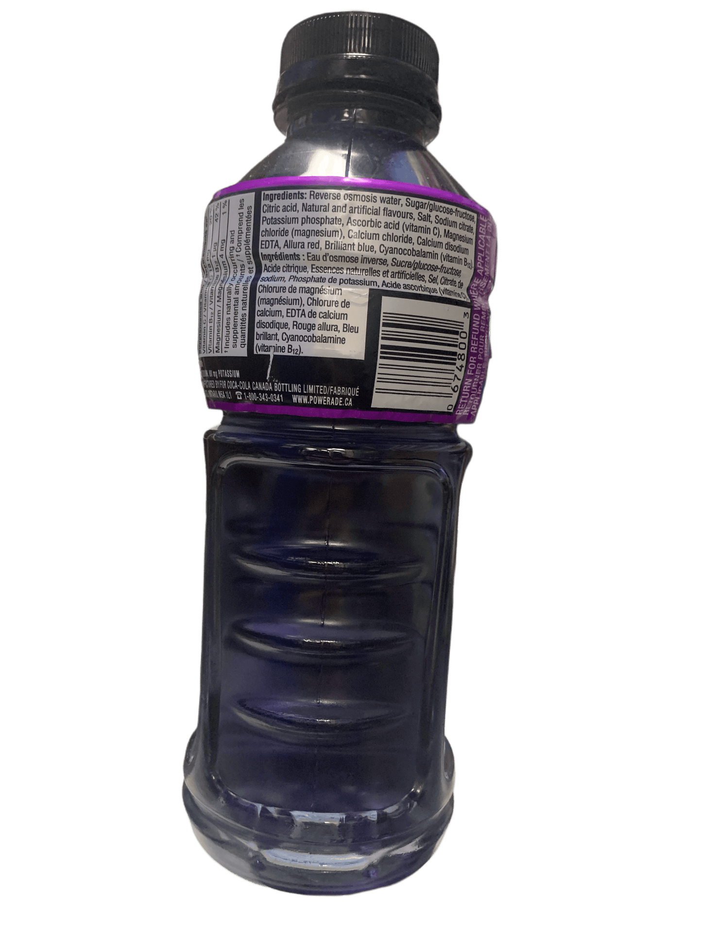 Powerade Grape Flavour 591ML - Canadian Edition