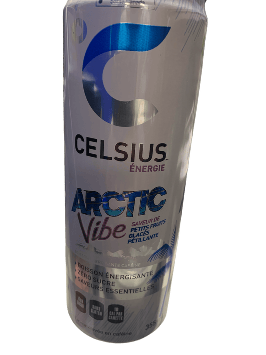 Celsius Arctic Vibe Zero Sugar Energy Drink 355ML - Canadian Edition