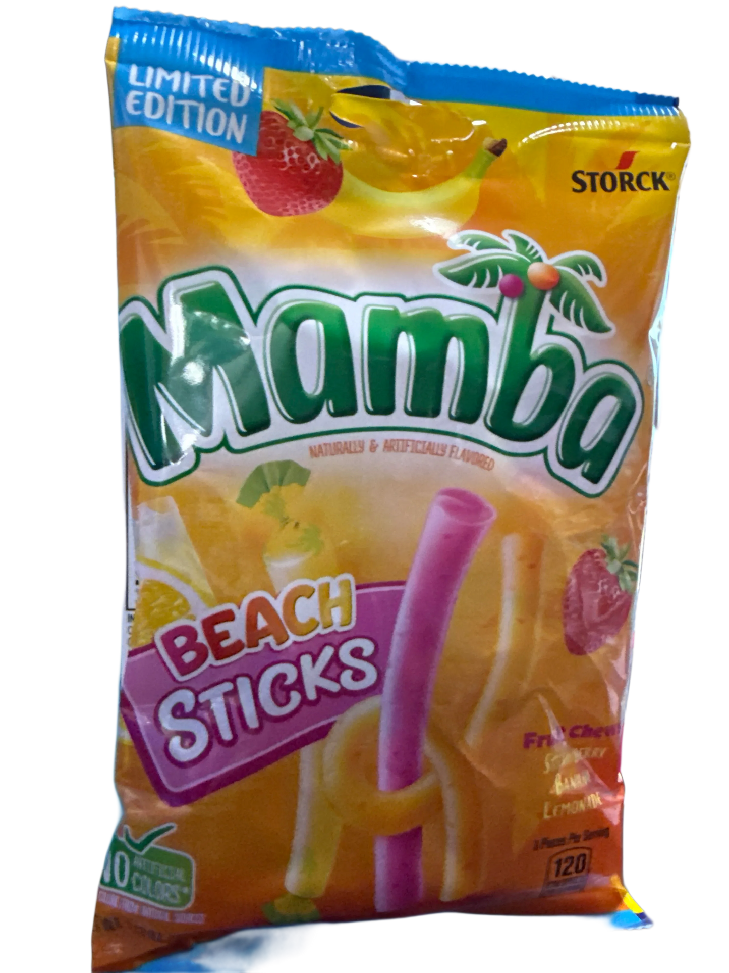 Mamba Beach Sticks Fruit Chews 90G - U.S Edition