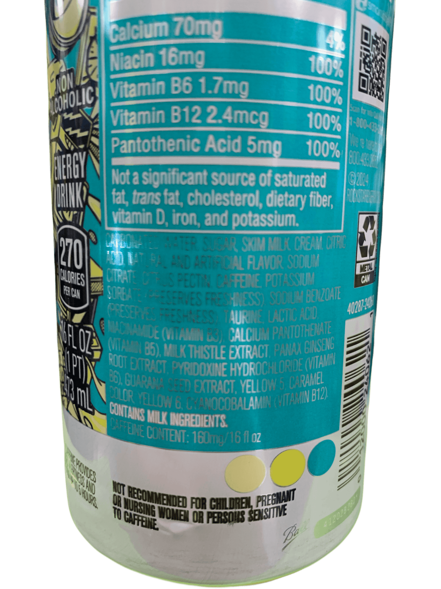 Rockstar Pina Colada Energy Drink 475ML - U.S Edition