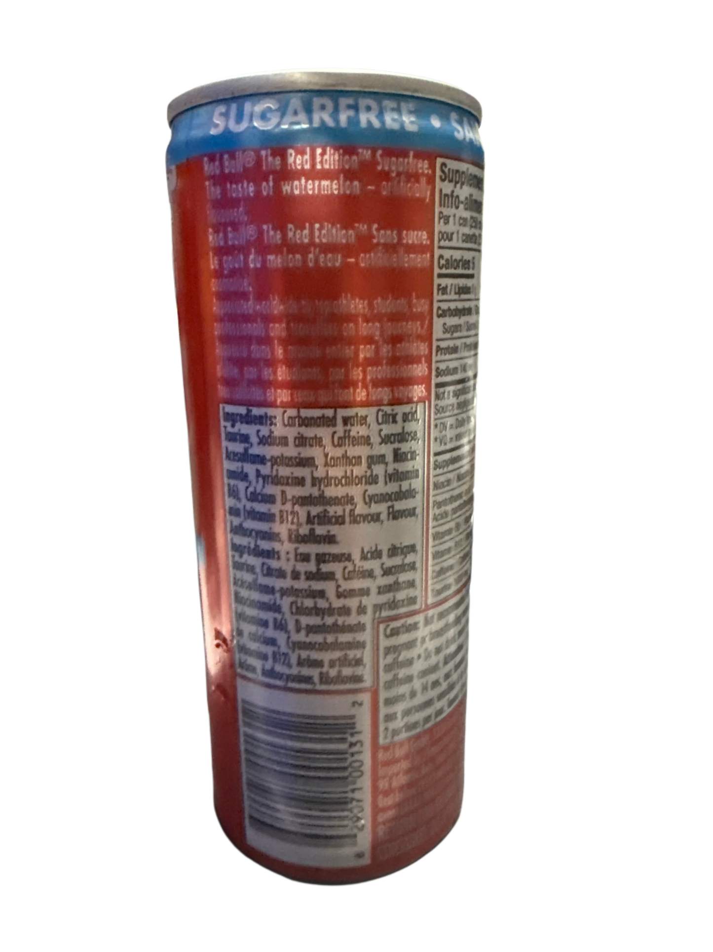 Red Bull Sugar Free Watermelon Flavour 250ML - Canadian Edition