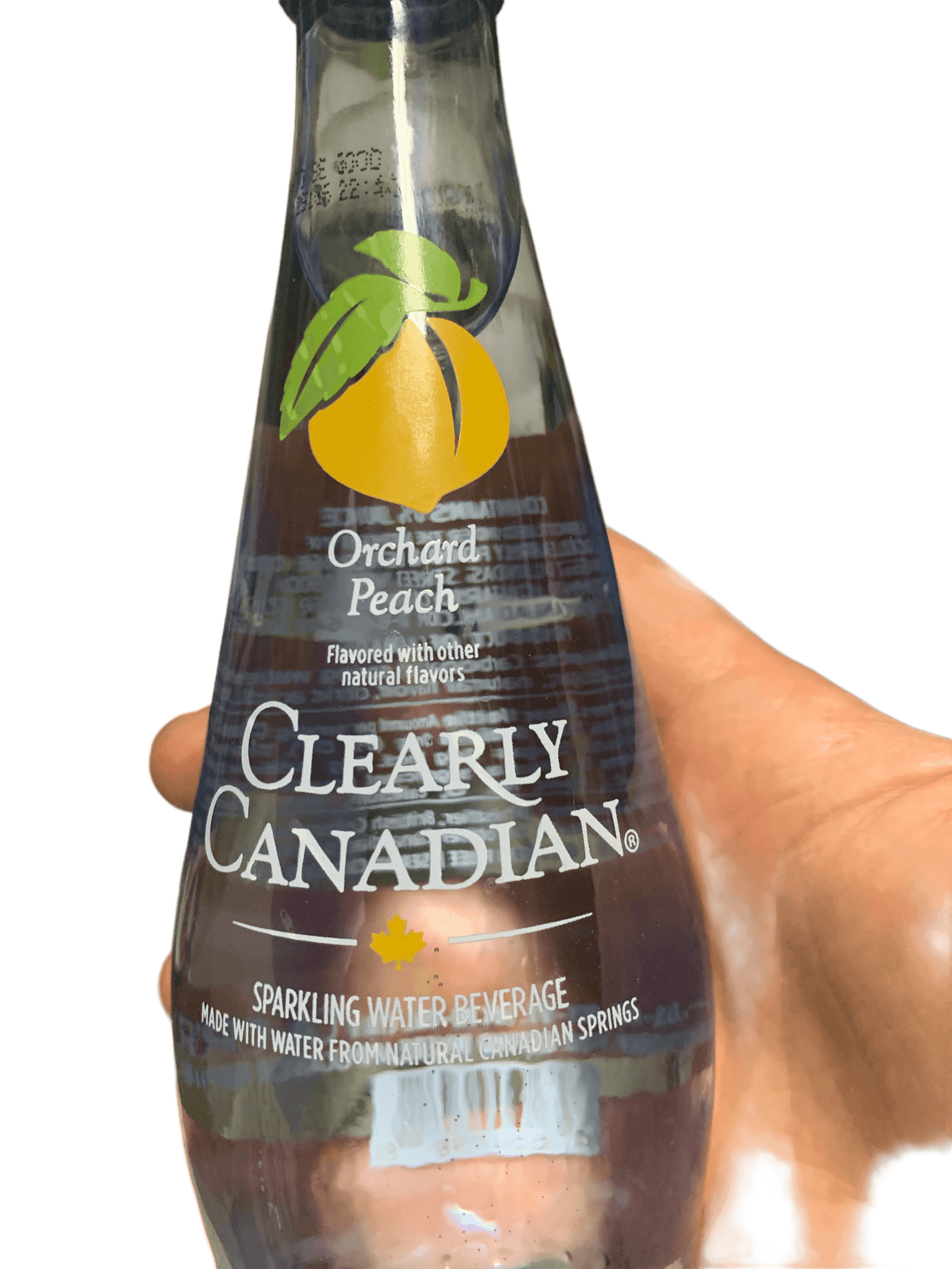 Clearly Canadian Sparkling Orchard Peach Bottle 325ML - Canadian Edition